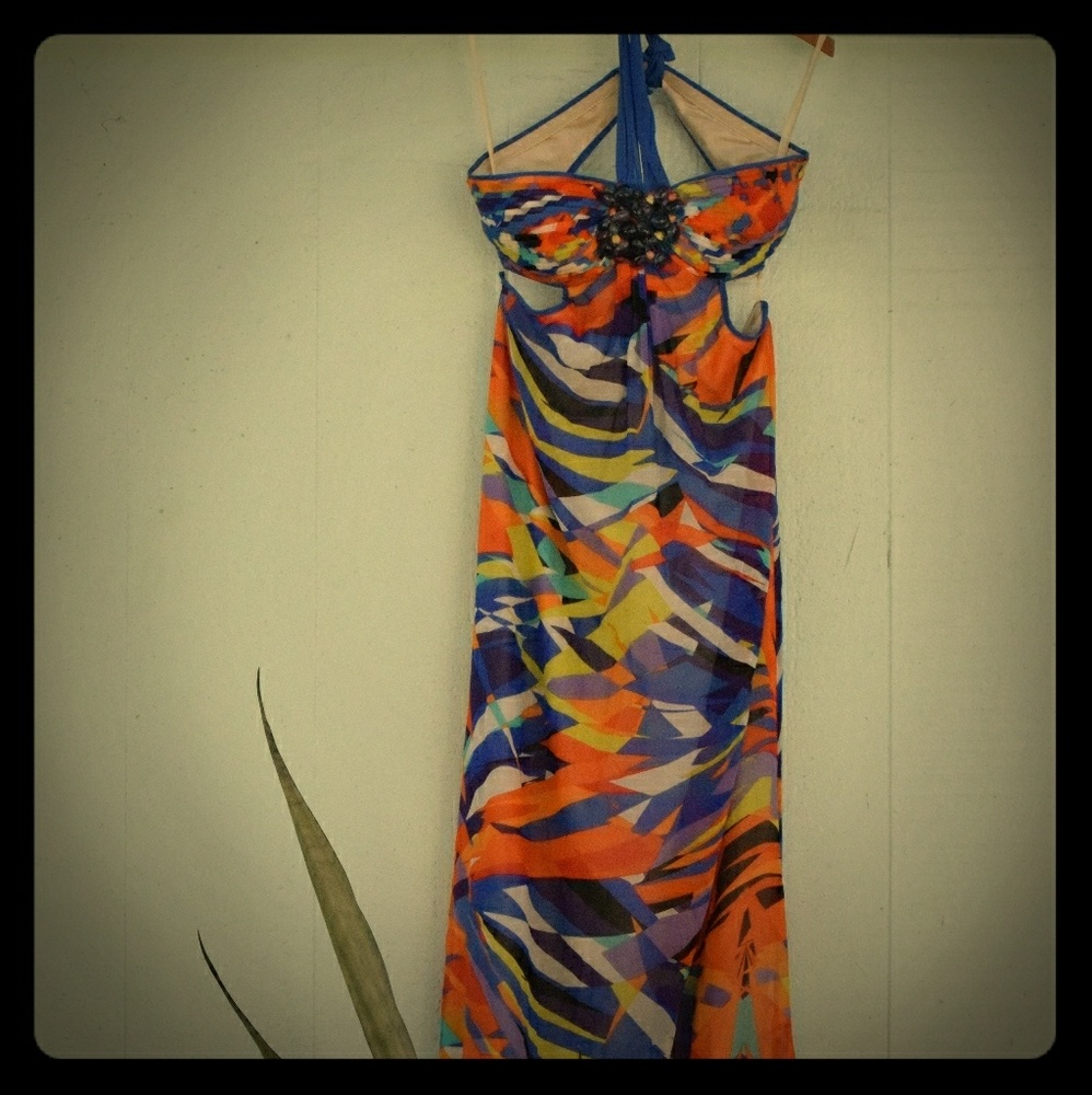 Classy maxi BCBG dress